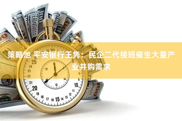 策略池 平安银行王隽：民企二代接班催生大量产业并购需求