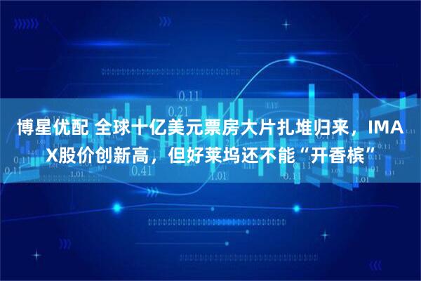 博星优配 全球十亿美元票房大片扎堆归来，IMAX股价创新高，但好莱坞还不能“开香槟”